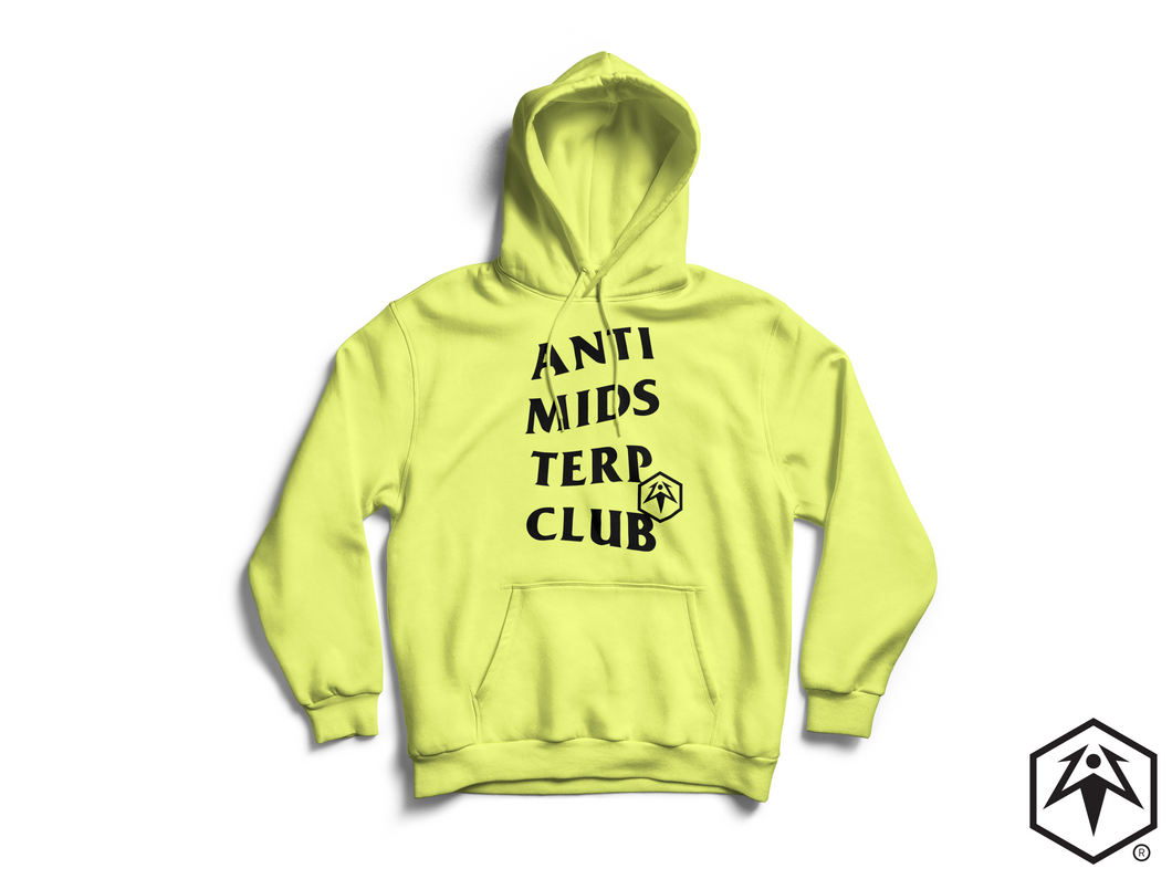 Pre-Order: Anti Mids Terp Club Hoodie - Safety Yellow