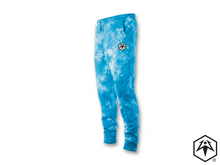 Load image into Gallery viewer, Tie Dye Hex Leaf Embroidered Joggers