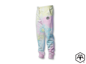Tie Dye Hex Leaf Embroidered Joggers